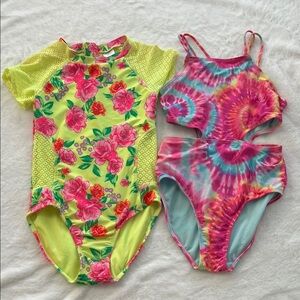 Lot of 2 bathing suits | girls size 14 swimsuits.